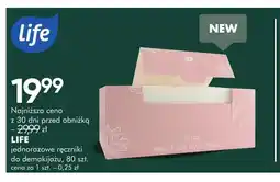 SuperPharm Jednorazowe ręczniki do demakijażu Life oferta