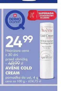 SuperPharm Pomadka do ust Avène Cold Cream oferta