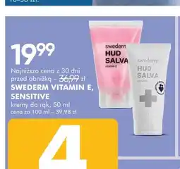 SuperPharm Krem do rąk Swederm Vitamin E oferta