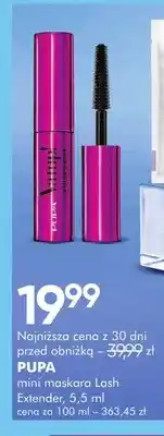 SuperPharm Mini maskara Lash Extender Pupa oferta