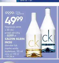SuperPharm Woda toaletowa damska Calvin Klein IN2U oferta