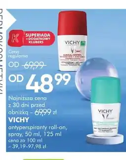 SuperPharm Antyperspirant roll-on Vichy oferta