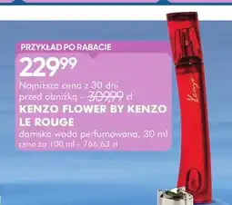 SuperPharm Woda perfumowana damska Kenzo Flower by Kenzo Le Rouge oferta