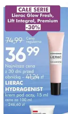 SuperPharm Krem pod oczy Lierac Hydragenist oferta