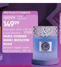 SuperPharm Damsko-męska woda perfumowana Paris Corner Mawj Moscow Mule oferta