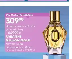 SuperPharm Woda perfumowana damska Rabanne Million Gold oferta