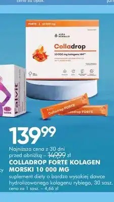 SuperPharm Suplement diety Colladrop Forte kolagen morski 10 000 mg Aura Herbals oferta