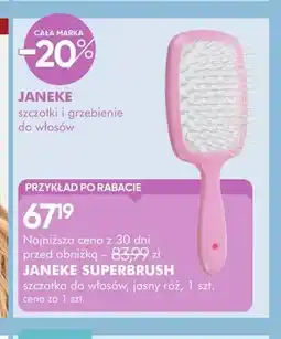 SuperPharm Szczotka do włosów Superbrush jasny róż Janeke oferta