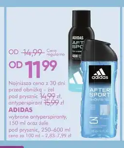 SuperPharm Antyperspirant w sprayu Adidas After Sport oferta