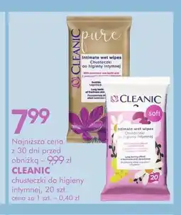 SuperPharm Chusteczki do higieny intymnej Pure Cleanic oferta