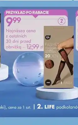SuperPharm Podkolanówki wzór serca 20 den Life oferta