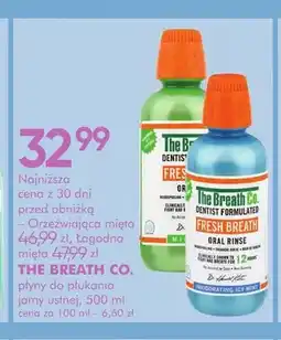 SuperPharm Płyn do płukania jamy ustnej The Breath Co. orzeźwiająca mięta oferta
