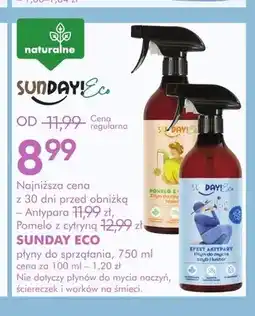 SuperPharm Płyn do sprzątania Pomelo z cytryną Sunday Eco oferta
