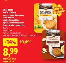 Lidl Danie gotowe Kotlet mielony z purée ziemniaczanym i buraczkami Chef Select oferta
