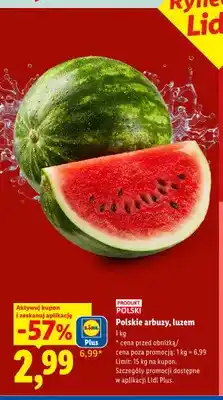 Lidl Arbuz polski luzem oferta