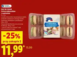 Lidl Zestaw makaroników z nadzieniem Duc De Coeur 12-pak oferta