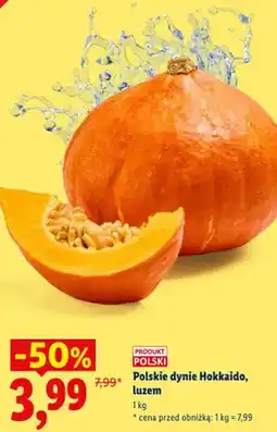 Lidl Dynie Hokkaido polskie luzem oferta