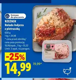 Lidl Rolada indycza z pietruszką Rzeźnik oferta