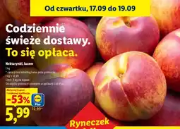 Lidl Nektarynki luzem Ryneczek Lidla oferta