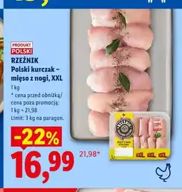 Lidl Mięso z nogi polskiego kurczaka XXL Rzeźnik oferta