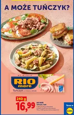 Lidl Tuńczyk w oliwie z oliwek Rio Mare 3-pak oferta