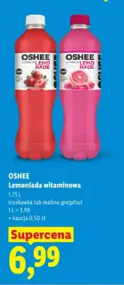 Lidl Lemoniada witaminowa OSHEE truskawka oferta