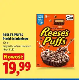 Lidl Płatki śniadaniowe Reese's Puffs Original oferta