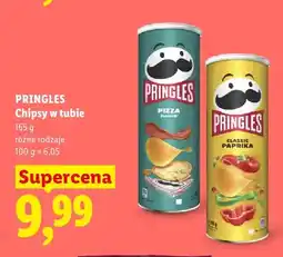 Lidl Chipsy w tubie Pringles Pizza oferta