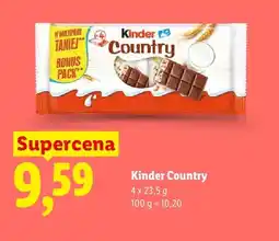 Lidl Baton Kinder Country 4-pak oferta