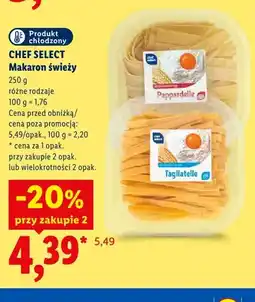 Lidl Makaron świeży Chef Select Pappardelle oferta