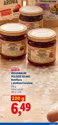 Lidl Konfitura malina z kwiatem lipy Regionalne Polskie Szlaki oferta