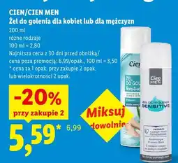 Lidl Żel do golenia dla kobiet Cien Sensitive oferta