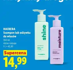 Lidl Szampon do włosów Hairera Shine oferta