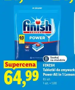 Lidl Tabletki do zmywarek Finish Power All in 1 Lemon oferta