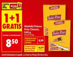 Biedronka Wafelki Prince Polo Classic oferta