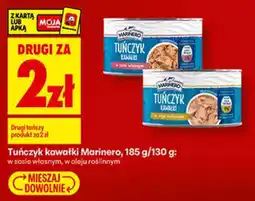 Biedronka Tuńczyk kawałki Marinero oferta