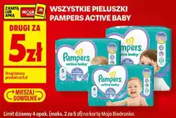 Biedronka Pieluszki Pampers Active Baby oferta