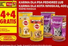 Biedronka Karma dla psa Pedigree lub karma dla kota Whiskas oferta