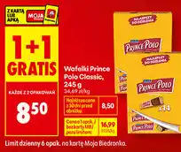 Biedronka Wafelki Prince Polo Classic oferta