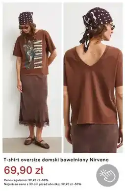 Medicine T-shirt oversize damski bawełniany Nirvana oferta