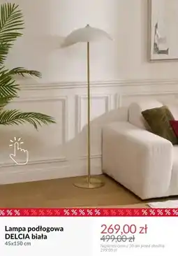 Homla Lampa podłogowa Delcia biała 45x150 cm oferta