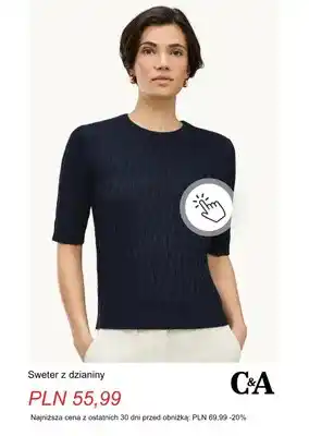 Sweter z dzianiny C & A