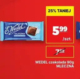 API MARKET Czekolada mleczna Wedel oferta