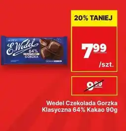 API MARKET Czekolada gorzka klasyczna 64% kakao Wedel oferta