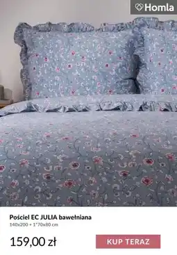 Homla Pościel EC Julia bawełniana 140x200 + 1*70x80 cm Homla oferta