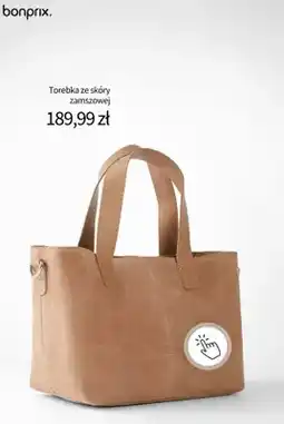 BonPrix Torebka ze skóry zamszowej Bonprix oferta