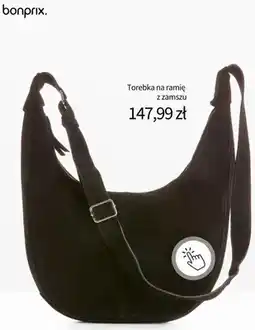 BonPrix Torebka na ramię z zamszu Bonprix oferta