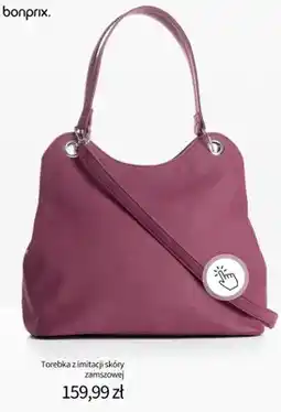 BonPrix Torebka z imitacji skóry zamszowej Bonprix oferta