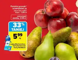 Carrefour Polskie gruszki konferencja oferta