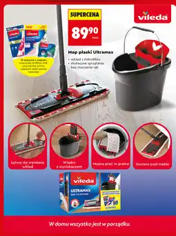 Biedronka Vileda Mop płaski Ultramax oferta